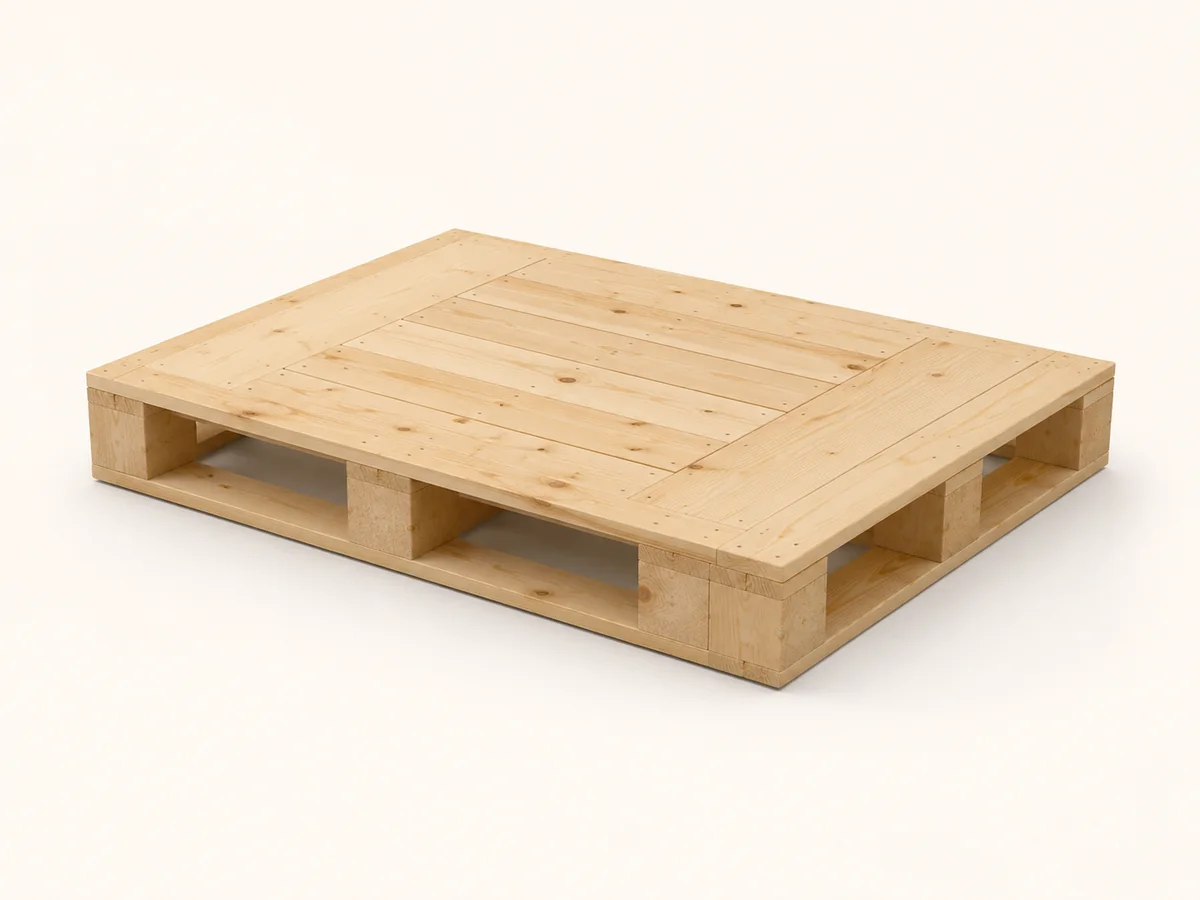 Palet de madera de medidas especiales