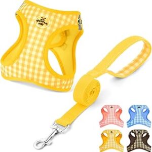 Arnés reflectante amarillo para cachorros