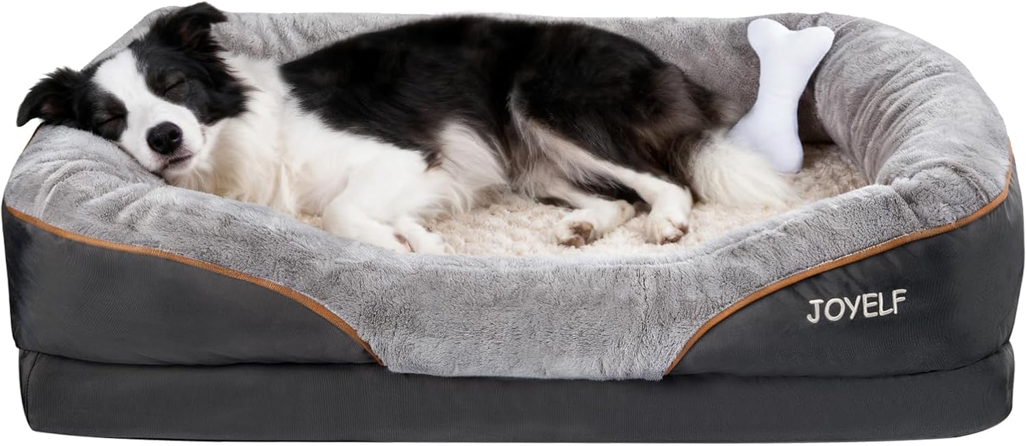 Cama viscoelástica JOYELF para perros — tamaño grande