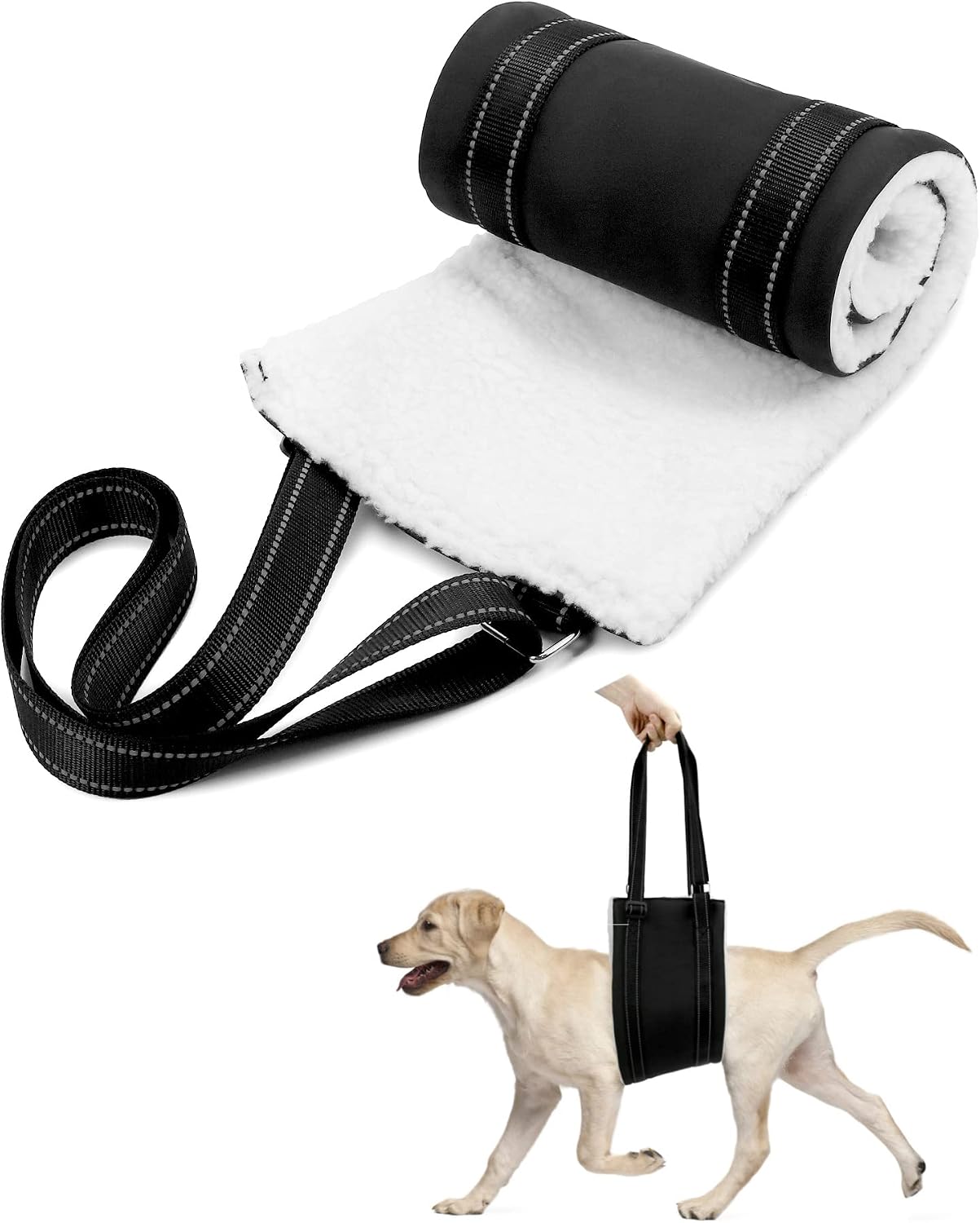 Arnés de soporte trasero QWORK para perros